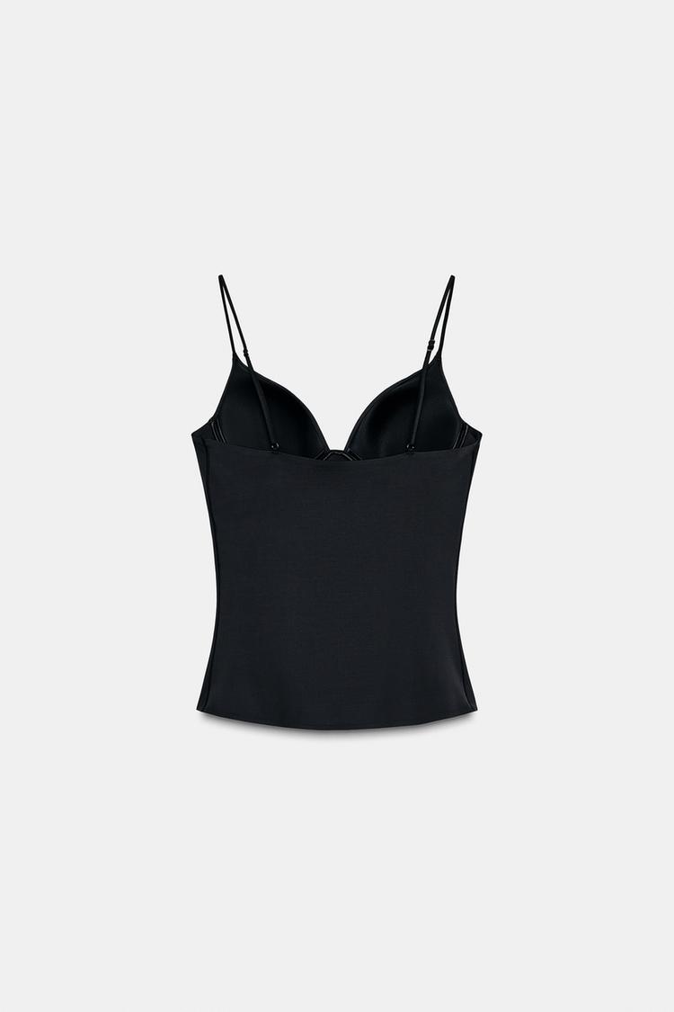 Noira Structured Corset Cami Top