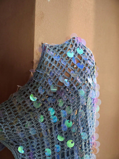 Iridescent Siren Mini Dress