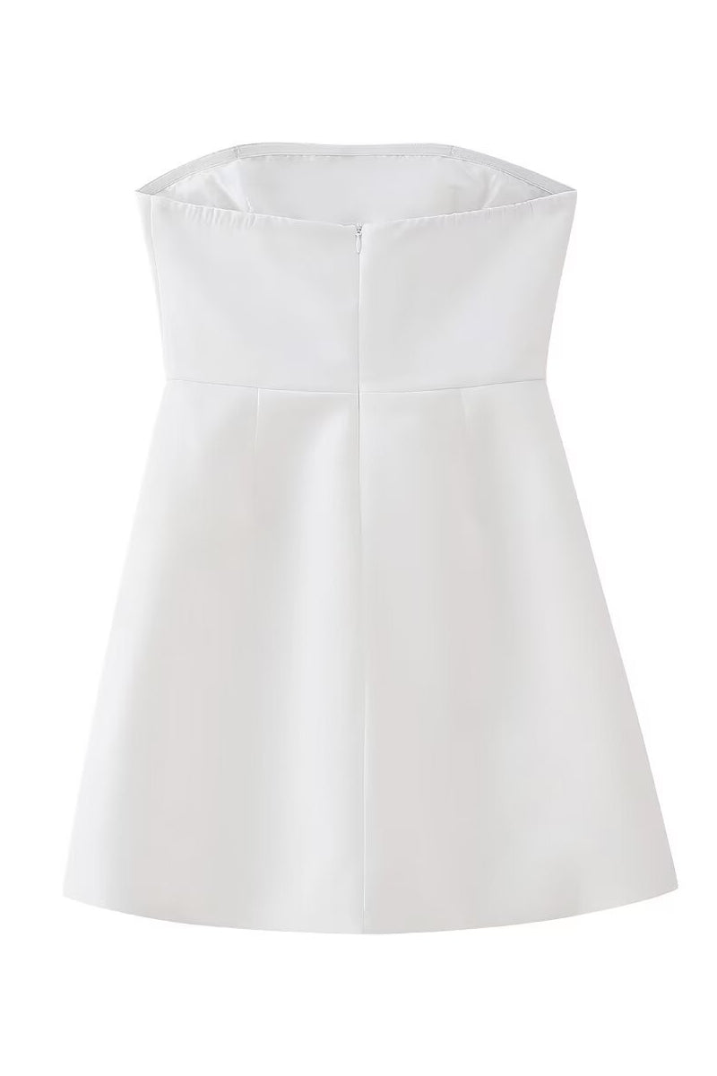 Ivory City Chic Mini Dress