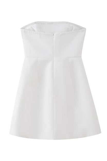 Ivory City Chic Mini Dress
