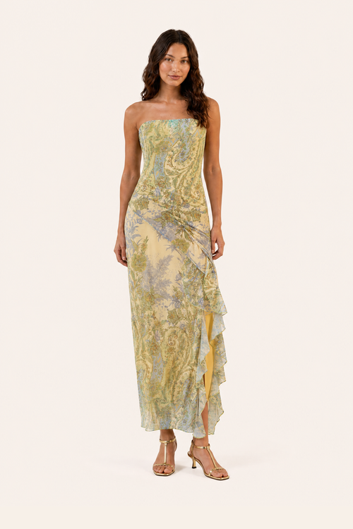 Floral Slit Maxi Dress