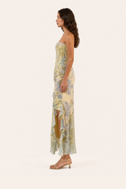 Floral Slit Maxi Dress