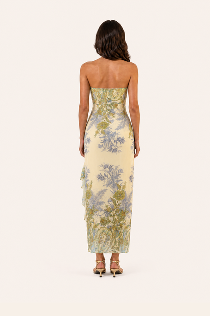 Floral Slit Maxi Dress