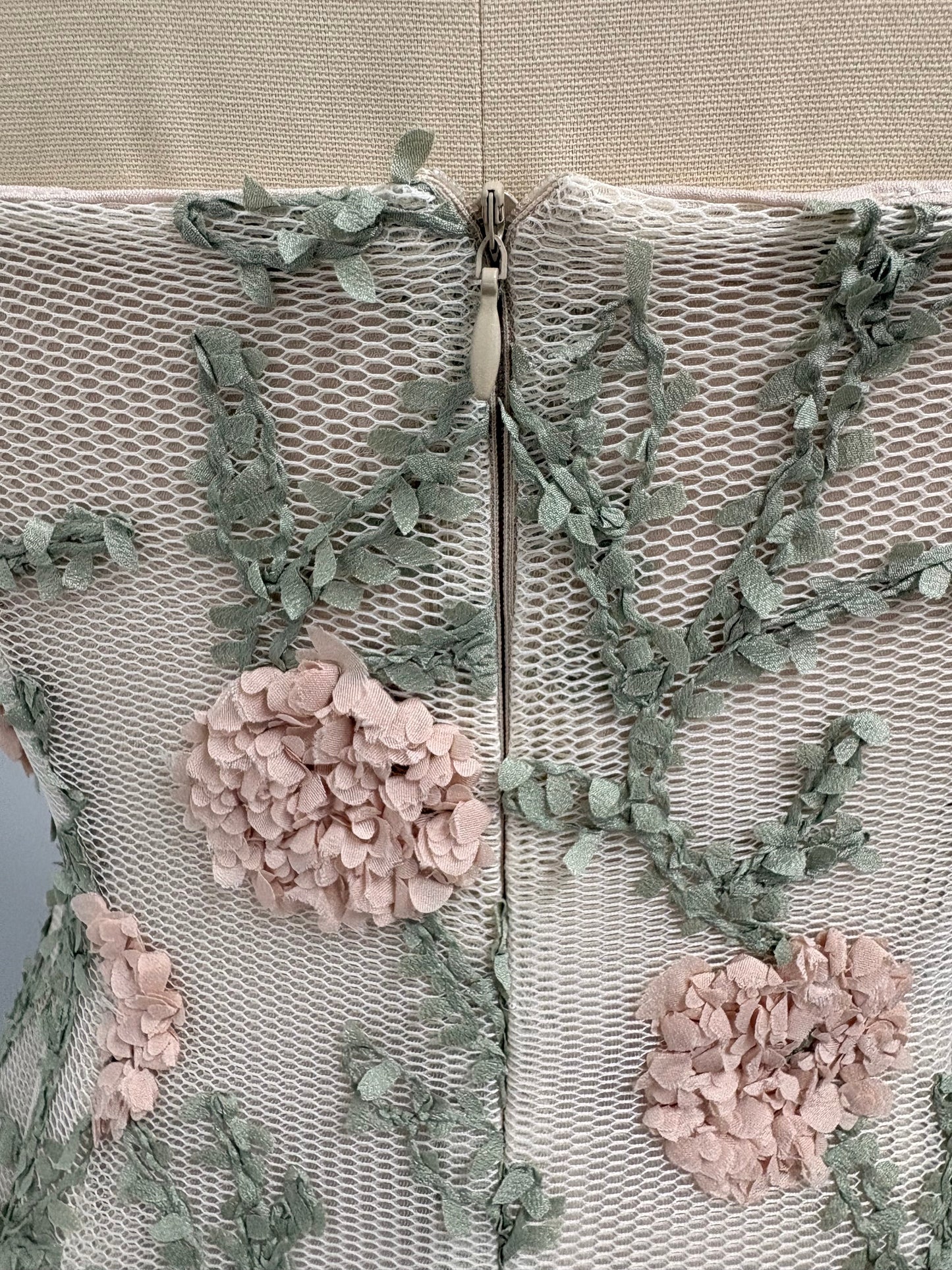 Enchanted Hydrangea 3D Floral Corset Mini Dress - Secret Garden Edition