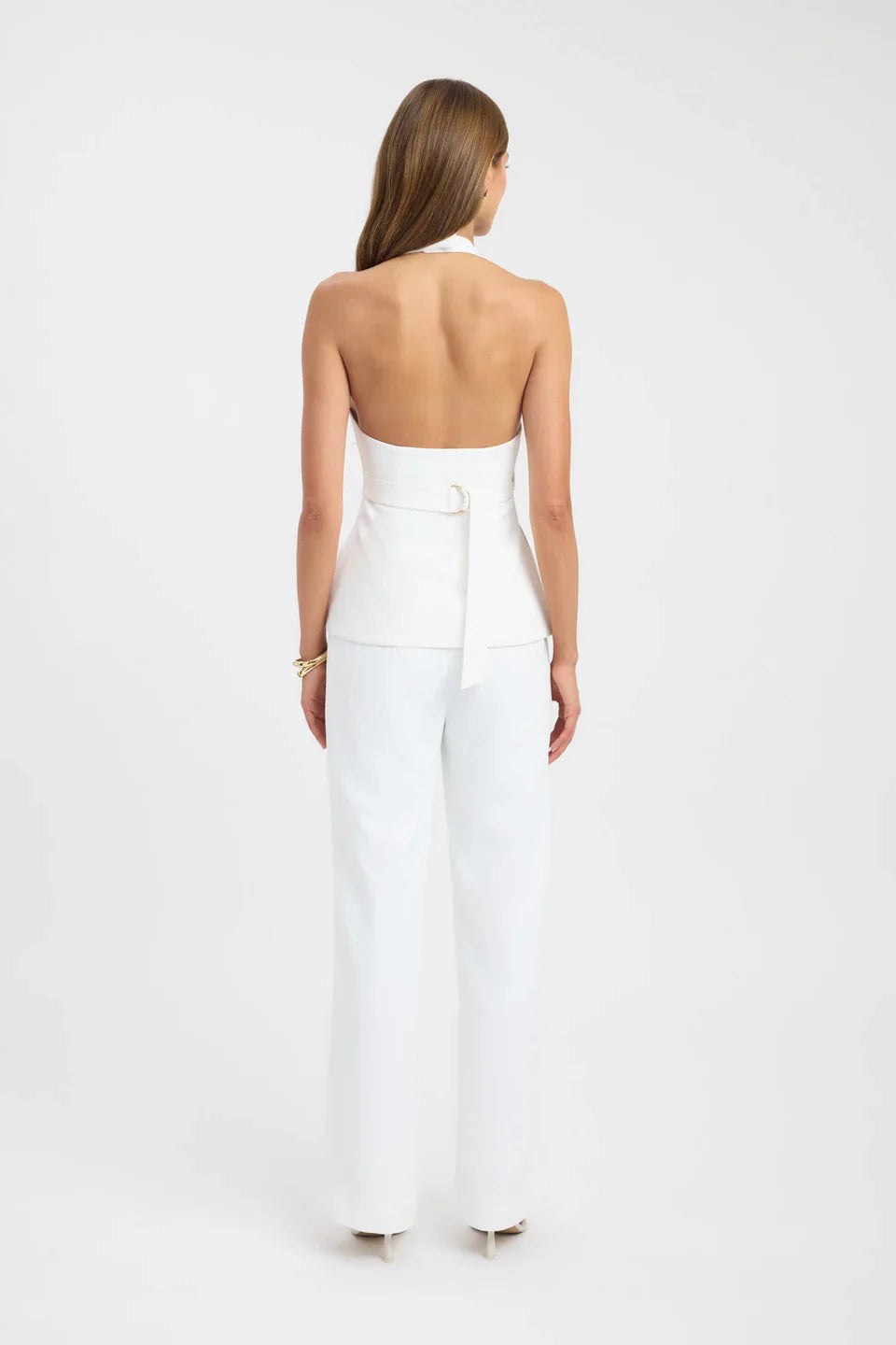 Ivory Tie Halter Top
