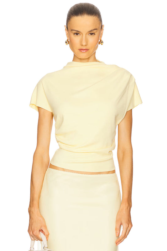 Solea Draped Waist Crop Top