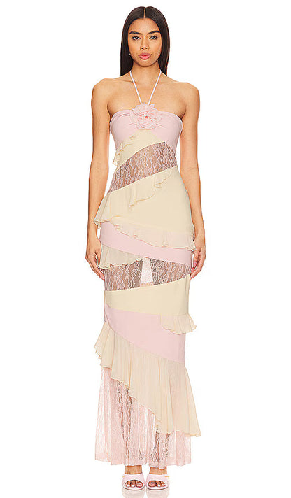 Blush Petal Dream Maxi Dress