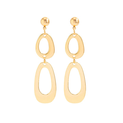 Gold O-Ring Hollow Chain Jewelry Set