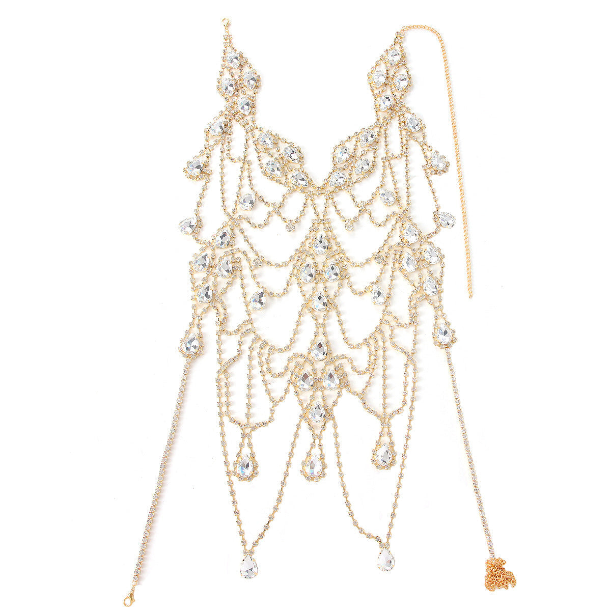 Rhinestone Body Chain – Sparkling Party Vibes