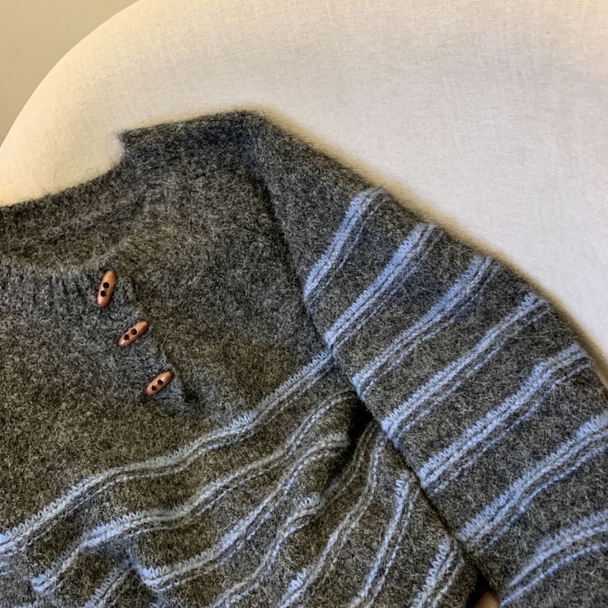Buckled Up Striped Pullover Sweater – Retro Cozy Style