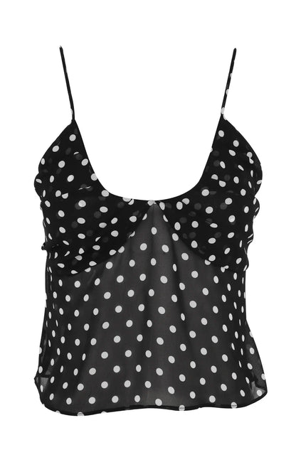 Midnight Dot Sheer Cami