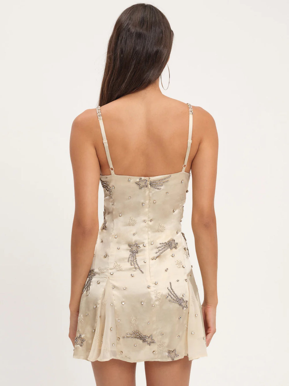 Champagne Starlight Mini Dress