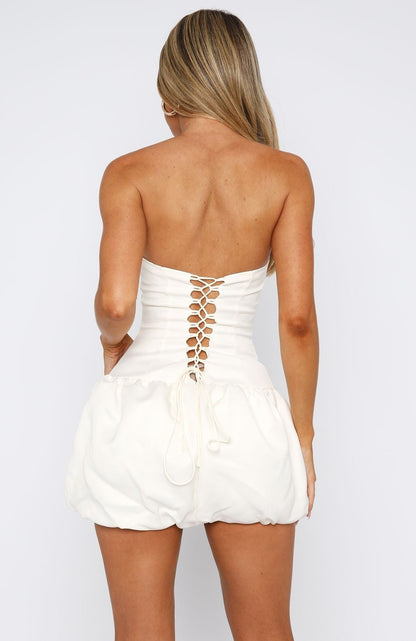 DH PRE-SPRING Series | Blair Ruched Backless Mini Dress