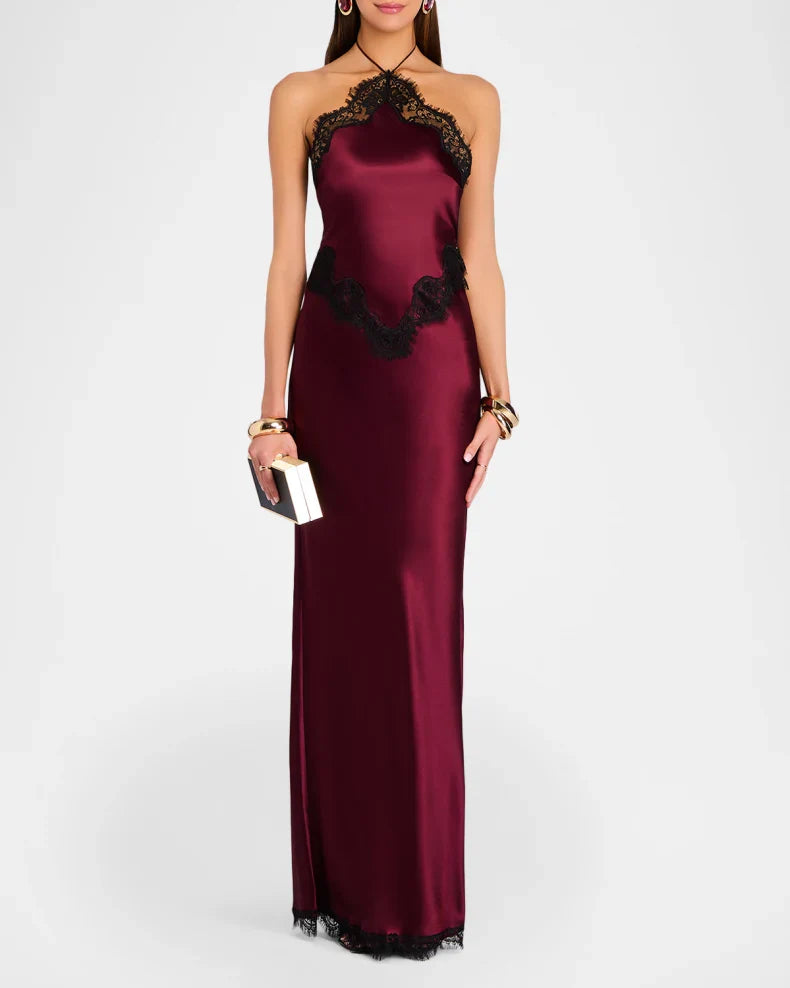 Rouge Lace Siren Maxi Dress
